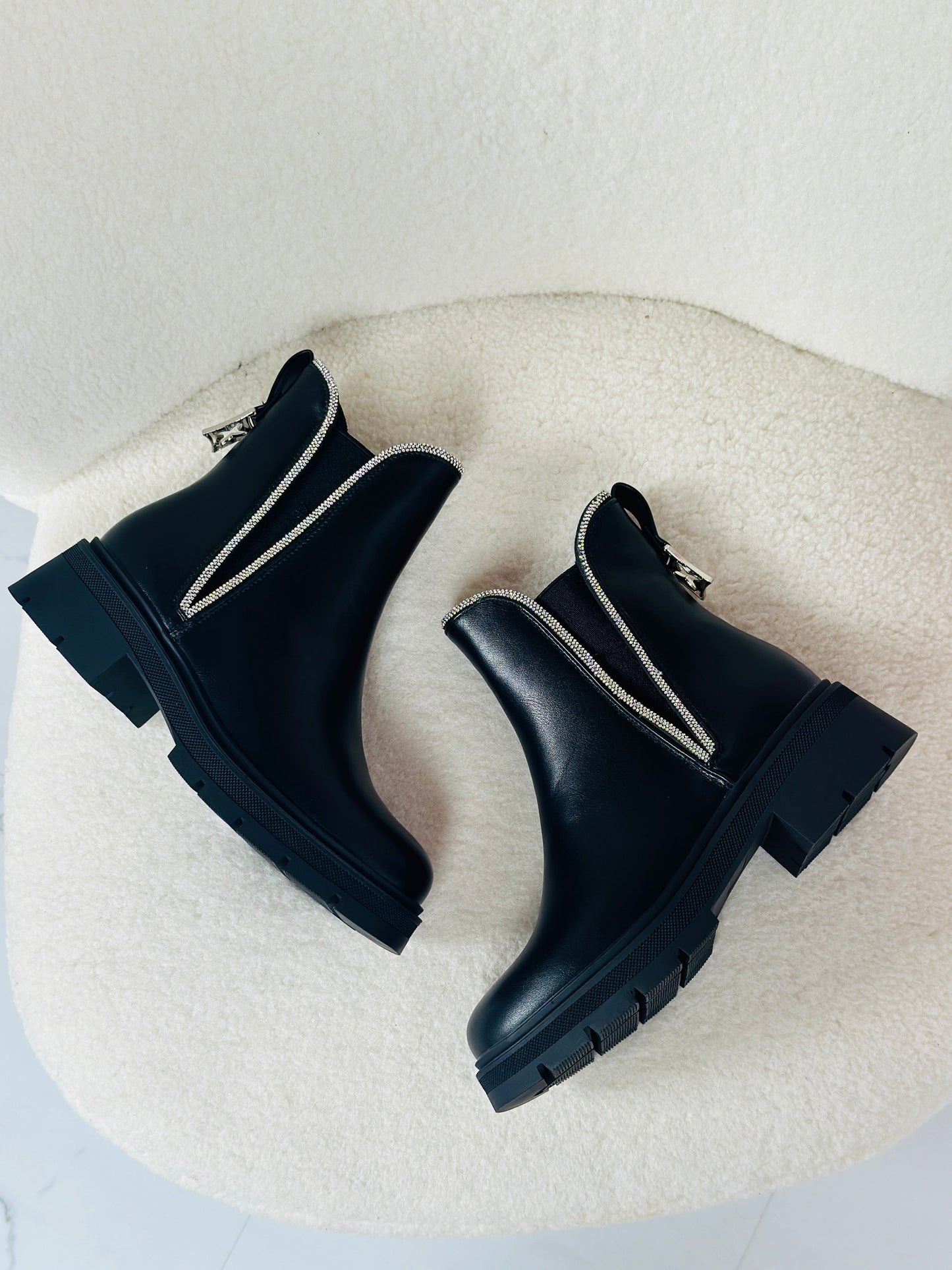 Jasmin | Fekete Bakancs Elegáns